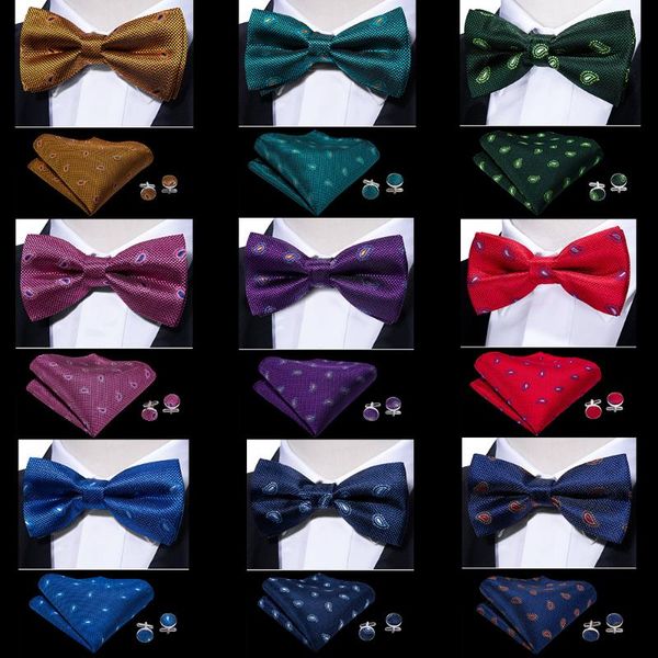 bow ties paisley navy bowtie for men silk men's butterfly colorful handky cufflinks suit business wedding neckties barry.wang, Black;gray
bow ties paisley navy bowtie for men silk men's butterfly colorful handky cufflinks suit business wedding neckties barry.wang, Black;gray