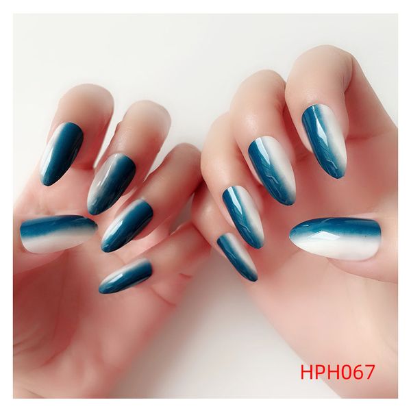 24pcs blue blooming gradient white fake nails french pointed nails press on false plastic shiny manicure ocean color, Red;gold
24pcs blue blooming gradient white fake nails french pointed nails press on false plastic shiny manicure ocean color, Red;gold