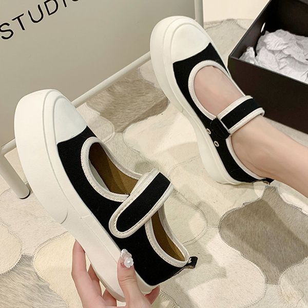 mixed color hook&loop mary janes elevated canvas shoes for women loafers patchwork round toe shallow woman flats mujer pisos2020, Black
mixed color hook&loop mary janes elevated canvas shoes for women loafers patchwork round toe shallow woman flats mujer pisos2020, Black