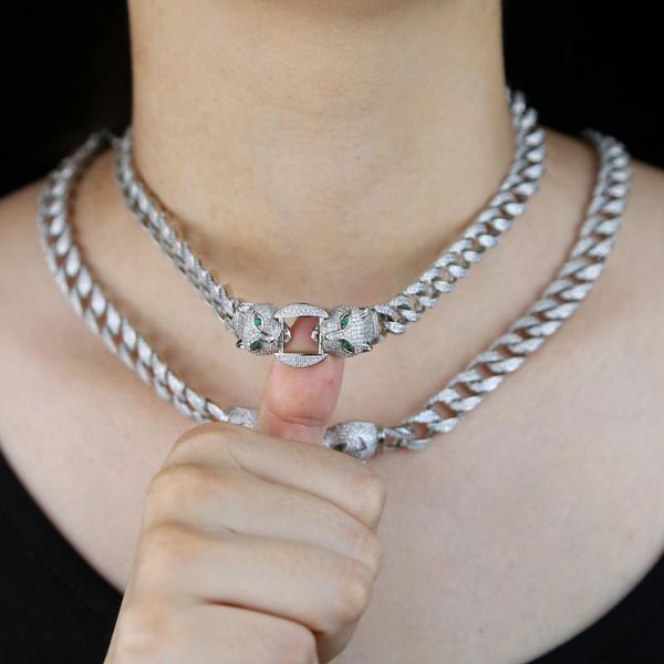 new arrive cuban chain paved women choker necklace with cz paved leopard charm necklace for women lady hip hop jewelry, Silver
new arrive cuban chain paved women choker necklace with cz paved leopard charm necklace for women lady hip hop jewelry, Silver
