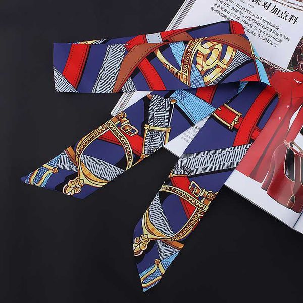 women silk skinny scarf print foulard neck scarves hair band lady accessories bag ribbon tie 2020 hot, Blue;gray
women silk skinny scarf print foulard neck scarves hair band lady accessories bag ribbon tie 2020 hot, Blue;gray