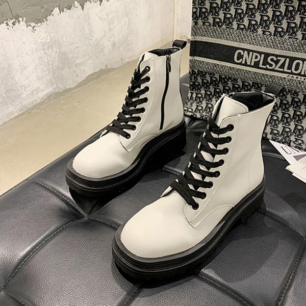 boots autumn early winter shoes women fashion brand ankle elegant female black white thick sole yx2661
boots autumn early winter shoes women fashion brand ankle elegant female black white thick sole yx2661