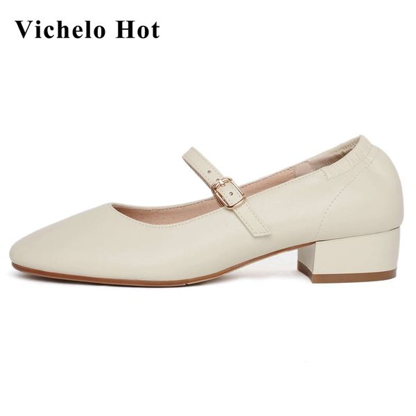 vichelo genuine leather round toe med heel mary janes korean street pretty girls dating shallow buckle strap women pumps l02, Black
vichelo genuine leather round toe med heel mary janes korean street pretty girls dating shallow buckle strap women pumps l02, Black