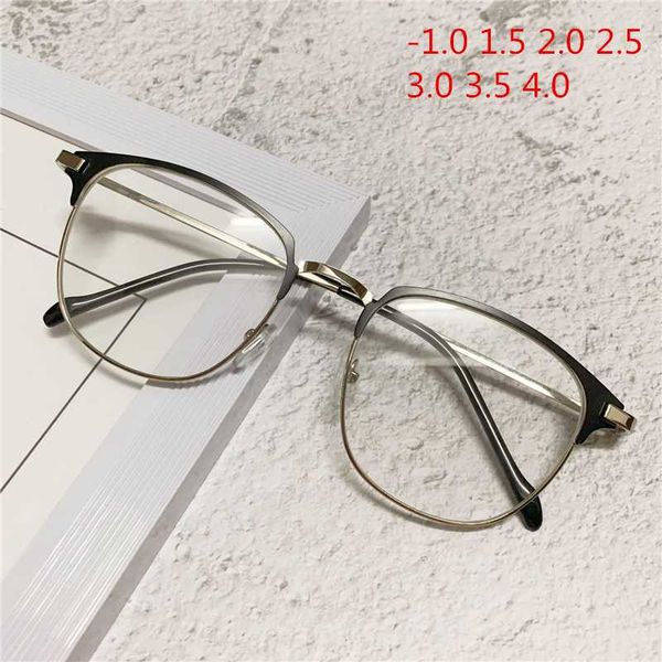 nywooh finished myopia glasses men metal nearsighted eyeglasses women shortsighted eyewear prescription -1.0 1.5 to 4.0, Black
nywooh finished myopia glasses men metal nearsighted eyeglasses women shortsighted eyewear prescription -1.0 1.5 to 4.0, Black