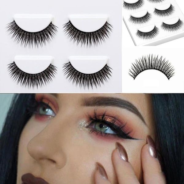 women 3 pairs hand made crisscross soft long curly dense extension false eyelashes for female eyes makeup tool
women 3 pairs hand made crisscross soft long curly dense extension false eyelashes for female eyes makeup tool