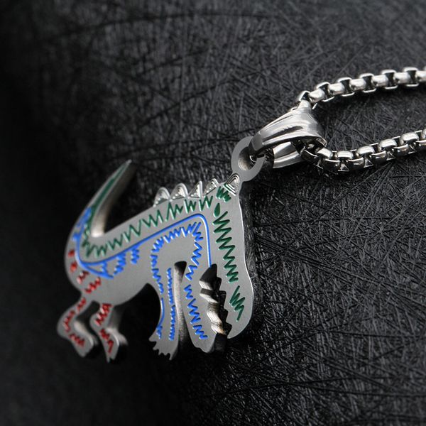 pendant necklaces dragon men cartoon dinosaur pendants wholesale stainless steel hip hop statement gifts for male accessories, Silver
pendant necklaces dragon men cartoon dinosaur pendants wholesale stainless steel hip hop statement gifts for male accessories, Silver