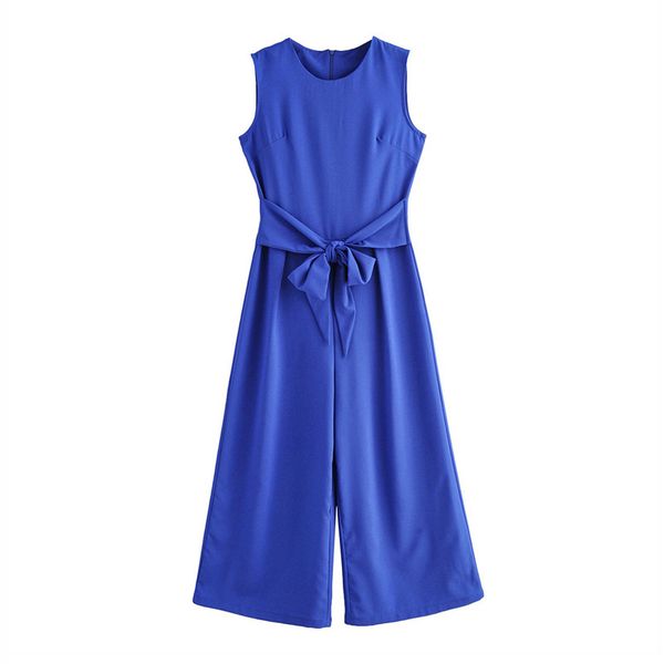 stylish solid bule women jumpsuit elegant o neck sashes back zipper ladies long jumpsuit summer beach playsuit 2020, Black;white
stylish solid bule women jumpsuit elegant o neck sashes back zipper ladies long jumpsuit summer beach playsuit 2020, Black;white
