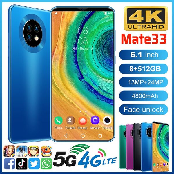 new low-priced 6.1-inch mate33 cross-border spot smartphone, full large-screen 3g domestic android oem mobile phone
new low-priced 6.1-inch mate33 cross-border spot smartphone, full large-screen 3g domestic android oem mobile phone