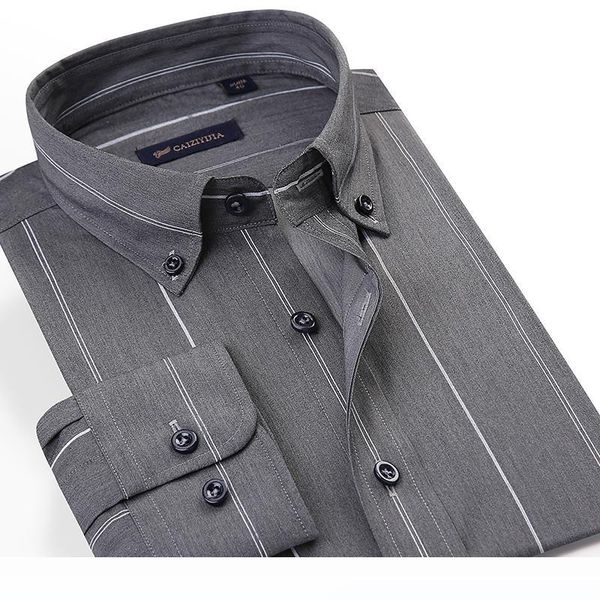 england style long sleeve vertical striped dress shirt pocket-less design standard-fit casual button-down men's blouse shirts, White;black
england style long sleeve vertical striped dress shirt pocket-less design standard-fit casual button-down men's blouse shirts, White;black
