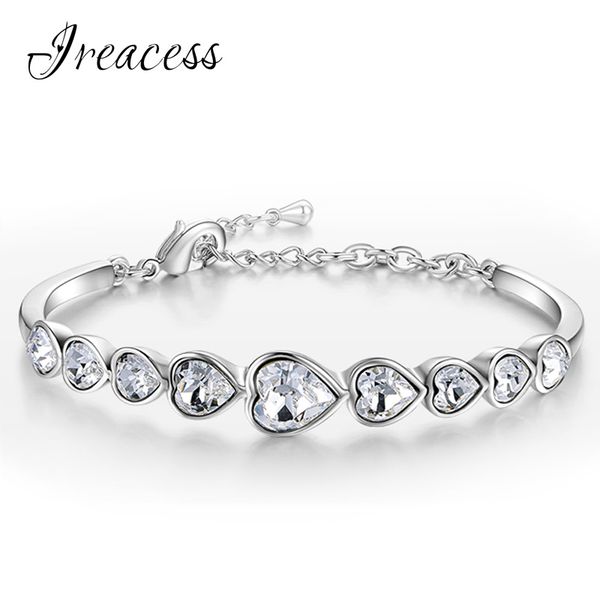 bangle 2021 austrian crystal charm for women love wedding bracelets & bangles silver color jewelry girlfriend gift, Black
bangle 2021 austrian crystal charm for women love wedding bracelets & bangles silver color jewelry girlfriend gift, Black