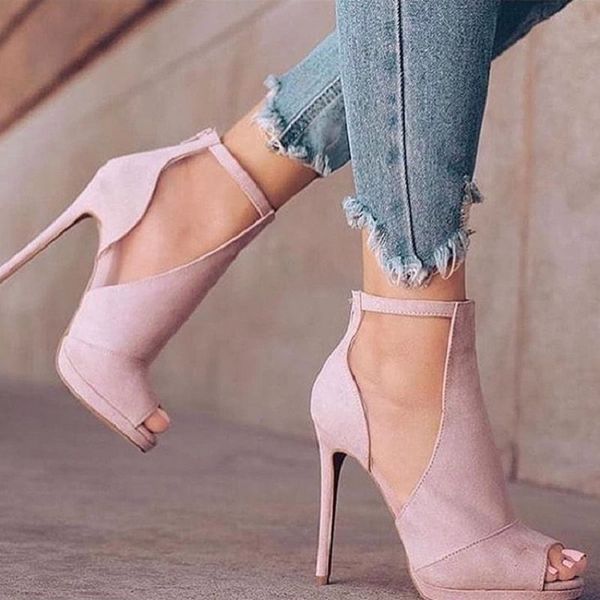 2020 spring and summer new fashion nude color large size women's singles shoes fish mouth fine heel high heel sandals, Black
2020 spring and summer new fashion nude color large size women's singles shoes fish mouth fine heel high heel sandals, Black