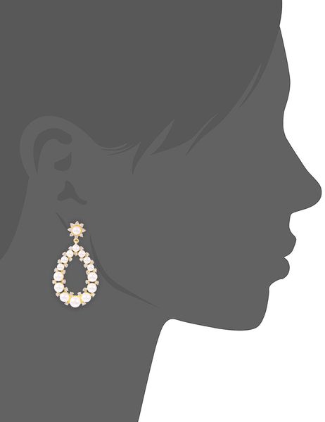 fashion simple pearl earrings women geometric ellipse earrings gold plated round hoop big earrings for women party gifts, Silver
fashion simple pearl earrings women geometric ellipse earrings gold plated round hoop big earrings for women party gifts, Silver
