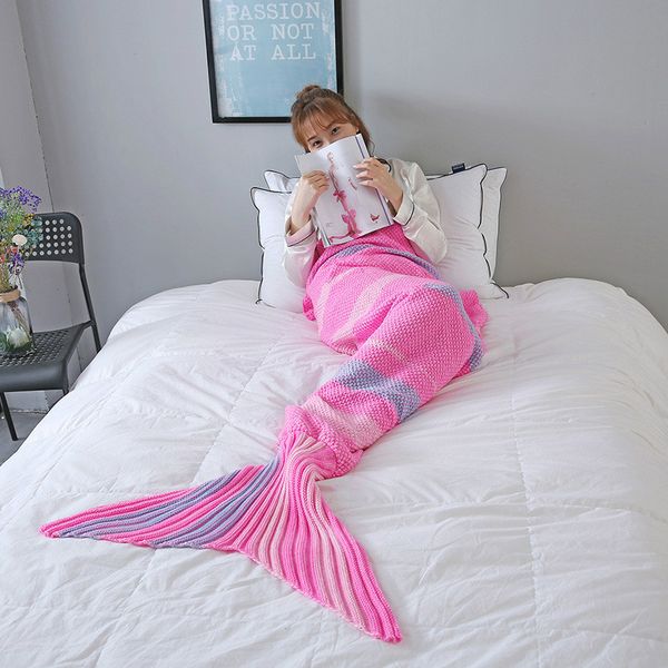 cilected new geometric mermaid blanket children comfortable warm line blanket 90x190cm sofa nap casual knitted
cilected new geometric mermaid blanket children comfortable warm line blanket 90x190cm sofa nap casual knitted