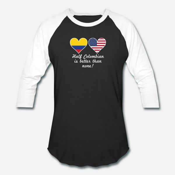 half colombian is better than t shirt men printing 100% cotton crew neck gents sunlight comfortable summer style family shirt, White;black
half colombian is better than t shirt men printing 100% cotton crew neck gents sunlight comfortable summer style family shirt, White;black