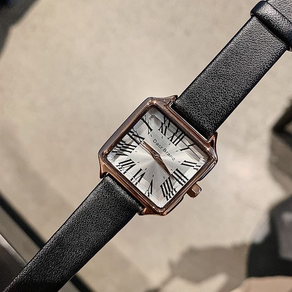 high-end новая мода кожаный ремешок light luxury прохладный all-матч корейско-стиль часы женский роман шасси площади женские часы, Slivery;brown
high-end новая мода кожаный ремешок light luxury прохладный all-матч корейско-стиль часы женский роман шасси площади женские часы, Slivery;brown