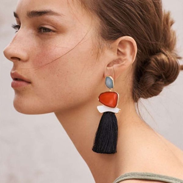 dangle & chandelier jouval statement earrings tassel for women fashion geometry long fringe hanging drop colorful big female jewelry, Silver
dangle & chandelier jouval statement earrings tassel for women fashion geometry long fringe hanging drop colorful big female jewelry, Silver