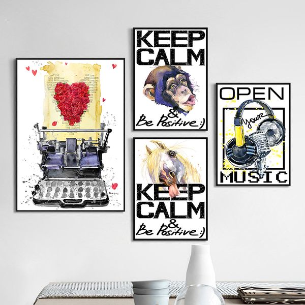 inspirational quotes keep calm poster monkey and donky canvas painting wall pictures for living room nordic decoration home art
inspirational quotes keep calm poster monkey and donky canvas painting wall pictures for living room nordic decoration home art