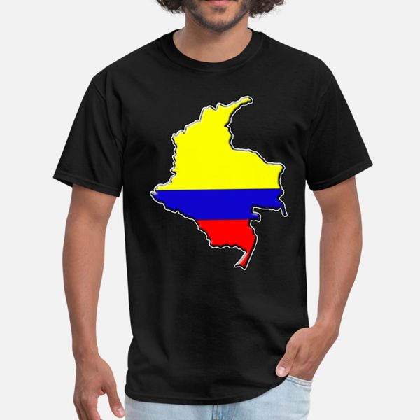 colombia flag map t shirt men custom tee shirt round collar outfit gift authentic spring autumn unique shirt, White;black
colombia flag map t shirt men custom tee shirt round collar outfit gift authentic spring autumn unique shirt, White;black