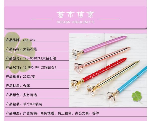 crystal school with kawaii office pen gem pen ball supplies large fashion creative 19 big diamond colors glass ballpoint awcvd jjxh, Blue;orange
crystal school with kawaii office pen gem pen ball supplies large fashion creative 19 big diamond colors glass ballpoint awcvd jjxh, Blue;orange