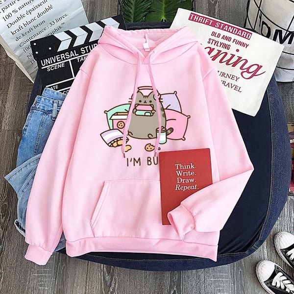 fashion women cartoon print cat hoodie korean harajuku candy colors female style kawaii casual hood sweatshirt oversized cat clothes, Black
fashion women cartoon print cat hoodie korean harajuku candy colors female style kawaii casual hood sweatshirt oversized cat clothes, Black
