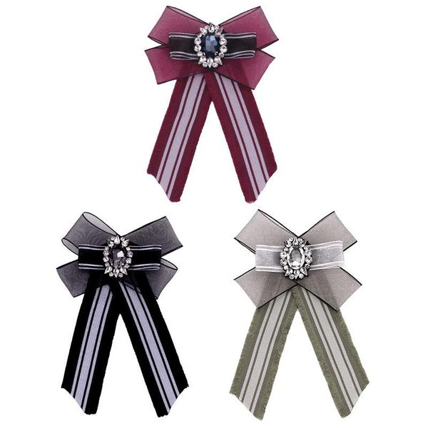 bohemian women's spring and autumn water drill bow tie and brooch, Black;blue
bohemian women's spring and autumn water drill bow tie and brooch, Black;blue