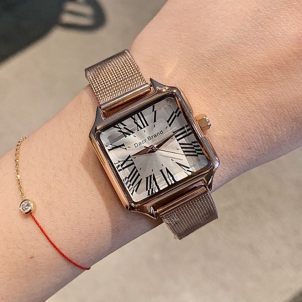 high-end new roman chassis square womens watch fashion milan mesh belt light luxury cool korean-style ladies watch, Slivery;brown
high-end new roman chassis square womens watch fashion milan mesh belt light luxury cool korean-style ladies watch, Slivery;brown