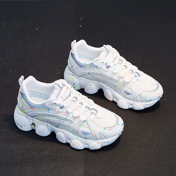 2020 autumn new lace up casual shoes female luminous chunky sneakers dad women shoes colorful shine students ins running, Black
2020 autumn new lace up casual shoes female luminous chunky sneakers dad women shoes colorful shine students ins running, Black