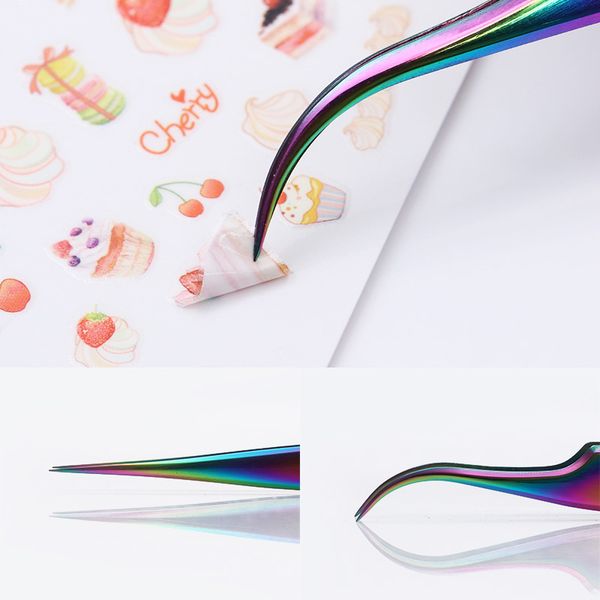 born pretty 1pc rainbow stainless straight steel tweezer nail sticker rhinestone picker nail art tool
born pretty 1pc rainbow stainless straight steel tweezer nail sticker rhinestone picker nail art tool