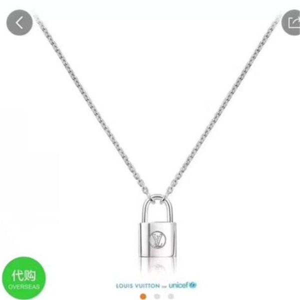 2020 designer branded couple necklace luxuries lock pendant necklaces 18k titanium steel plated women necklace f louìs vuìttõn gift, Black
2020 designer branded couple necklace luxuries lock pendant necklaces 18k titanium steel plated women necklace f louìs vuìttõn gift, Black