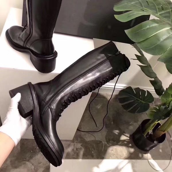 british wind straps boots 2020 autumn winter new leather women's shoes boots genuine leather knee-high motorcycle, Black
british wind straps boots 2020 autumn winter new leather women's shoes boots genuine leather knee-high motorcycle, Black