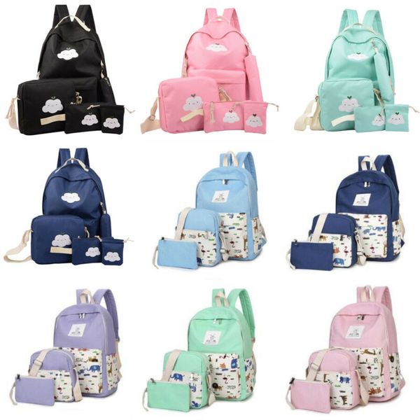 new 3pcs/5pcs sets korean casual women backpacks canvas book bags fresh printing style backpack for teenage girls composite bags
new 3pcs/5pcs sets korean casual women backpacks canvas book bags fresh printing style backpack for teenage girls composite bags
