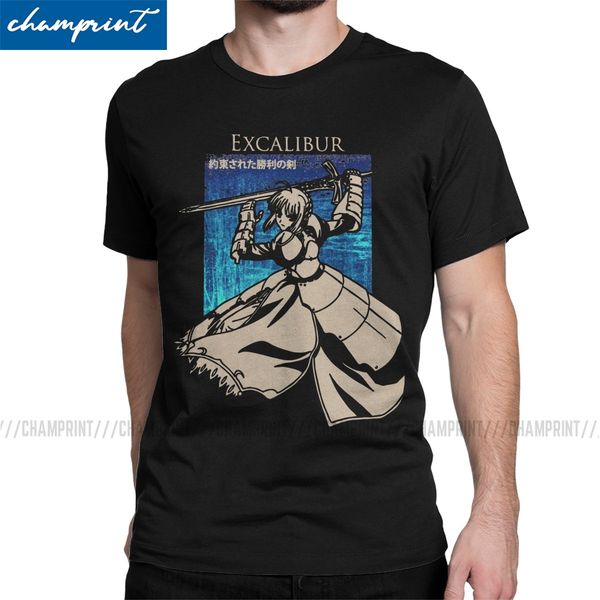 men saber excalibur t shirt fate grand order fgo game pure cotton fun short sleeve round collar tees gift t-shirts
men saber excalibur t shirt fate grand order fgo game pure cotton fun short sleeve round collar tees gift t-shirts