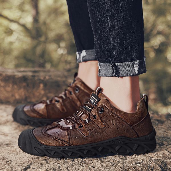 outdoors hiking shoes mens genuine leather soft rubber tactical hunting boots breathable mountain men's sneakers sport shoes
outdoors hiking shoes mens genuine leather soft rubber tactical hunting boots breathable mountain men's sneakers sport shoes