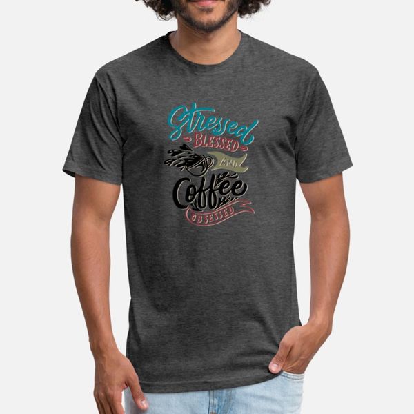 stressed blessed, coffee obsessed t shirt men customized 100% cotton crew neck natural anti-wrinkle fashion summer style letter shirt
stressed blessed, coffee obsessed t shirt men customized 100% cotton crew neck natural anti-wrinkle fashion summer style letter shirt