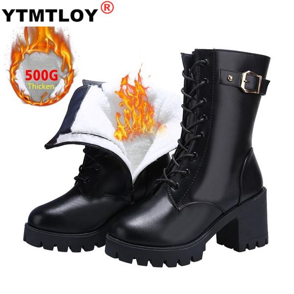 square heel platform women boots winter fleece warm shoes england style 7cm height zipper anti-skid mid-calf snow boots, Black
square heel platform women boots winter fleece warm shoes england style 7cm height zipper anti-skid mid-calf snow boots, Black