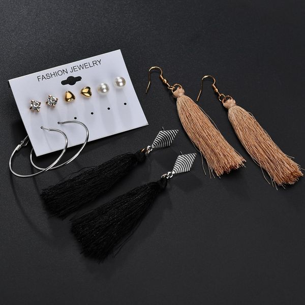 Pearl Crystal Tassel Stud Earrings Set For Women Geometric Flower Earring Statement Female Party Jewelry Gifts
Pearl Crystal Tassel Stud Earrings Set For Women Geometric Flower Earring Statement Female Party Jewelry Gifts