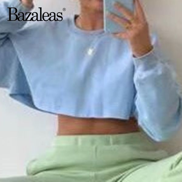bazaleas o neck sweatshirt women vintage long sleeve pullover chic crop harajuku cropped shirt, Black
bazaleas o neck sweatshirt women vintage long sleeve pullover chic crop harajuku cropped shirt, Black