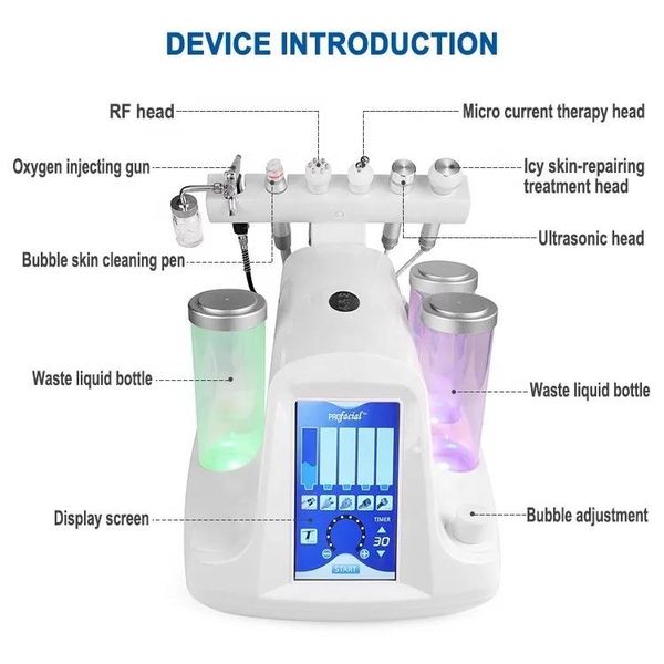 6 in 1 bio water dermabrasion crystal microdermabrasion diamond hydro facial machine spa facial skin pore cleaning machine
6 in 1 bio water dermabrasion crystal microdermabrasion diamond hydro facial machine spa facial skin pore cleaning machine