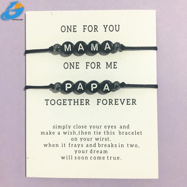 2020 new couple letter bead mama and papa bracelet men women rope adjustable string name bracelets diy jewelry for family, Golden;silver
2020 new couple letter bead mama and papa bracelet men women rope adjustable string name bracelets diy jewelry for family, Golden;silver