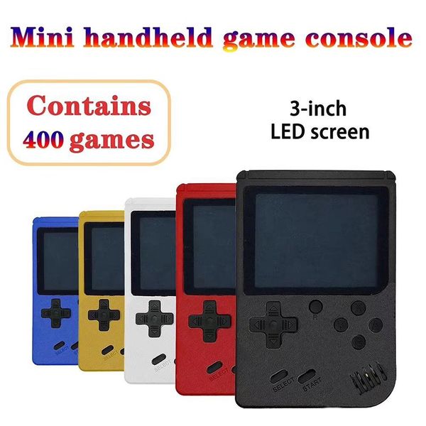 3 inch handheld game consoles 400 retro video games console 8 bit mini handheld game players gamepads for kids gift
3 inch handheld game consoles 400 retro video games console 8 bit mini handheld game players gamepads for kids gift