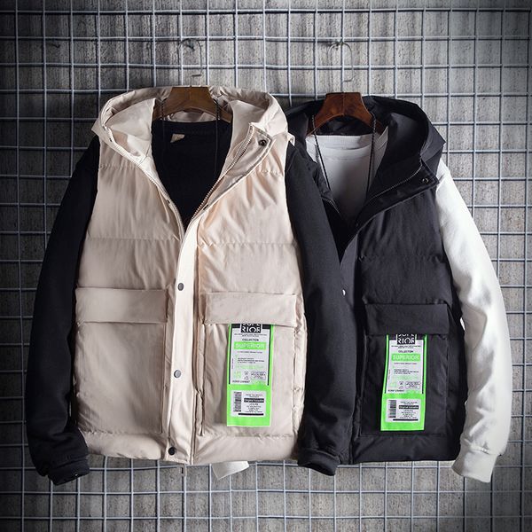 men's clothes warm thick winter jacket new vest male gilet strange things streetwear itself hip hop youth loose 5xl nice coats, Black;white
men's clothes warm thick winter jacket new vest male gilet strange things streetwear itself hip hop youth loose 5xl nice coats, Black;white