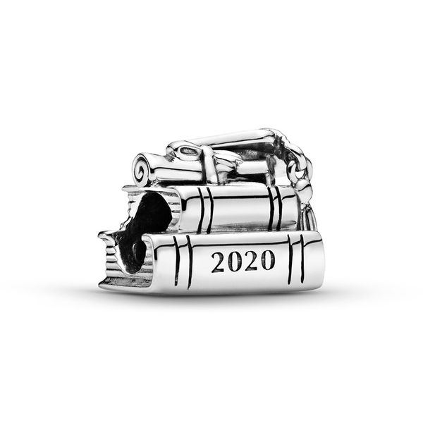 authentic ale 925 sterling silver 2020 graduation books charm beads women diy designer charms for fashion jewelry making pandora bracelets, Black 
authentic ale 925 sterling silver 2020 graduation books charm beads women diy designer charms for fashion jewelry making pandora bracelets, Black