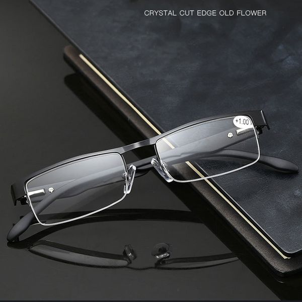 zilead metal half frame reading glasses for male men business hyperopia presbyopic eyeglasses with case+1.0+1.5+2.0+2.5+3.0+4.0, White;black
zilead metal half frame reading glasses for male men business hyperopia presbyopic eyeglasses with case+1.0+1.5+2.0+2.5+3.0+4.0, White;black