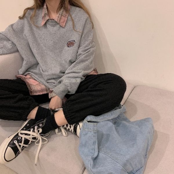 2020 осень новый корейский стиль напечатанный pulloversweater пуловеры свободный похудение простой свитер с длинным рукавом свитера 22548 v0, Black
2020 осень новый корейский стиль напечатанный pulloversweater пуловеры свободный похудение простой свитер с длинным рукавом свитера 22548 v0, Black