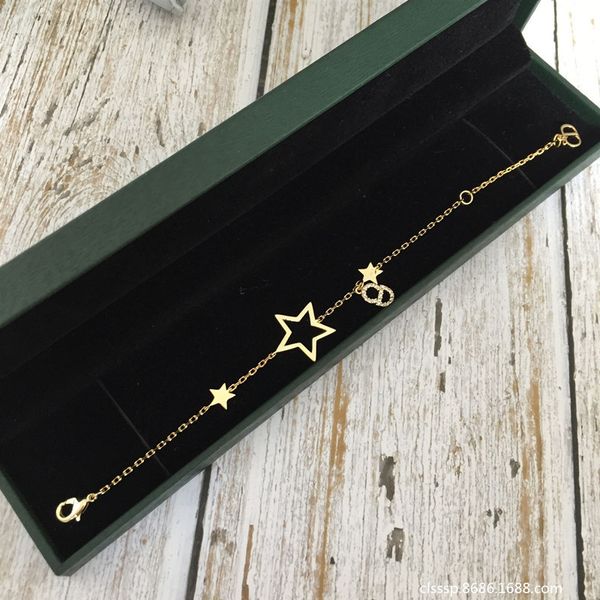 d letter star internet celebrity same style ins bracelet metal simple letter diamond women's bracelet, Golden;silver
d letter star internet celebrity same style ins bracelet metal simple letter diamond women's bracelet, Golden;silver