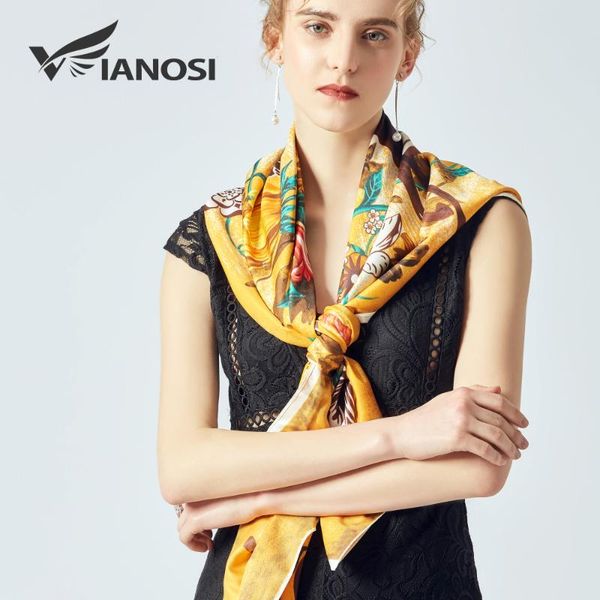 vianosi 51" large square silk scarf women twill satin print shawl wrap scarves for women summer bandana, Blue;gray
vianosi 51" large square silk scarf women twill satin print shawl wrap scarves for women summer bandana, Blue;gray