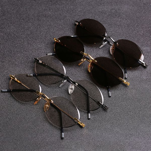 evove vintage sunglasses male oval glass sun glasses for men women 2020 retro rimless stone lens, White;black
evove vintage sunglasses male oval glass sun glasses for men women 2020 retro rimless stone lens, White;black