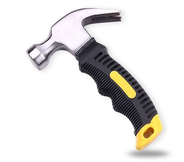 multi-function mini shockproof claw hammer escape hammer anti-skid plastic handle claw household tool
multi-function mini shockproof claw hammer escape hammer anti-skid plastic handle claw household tool