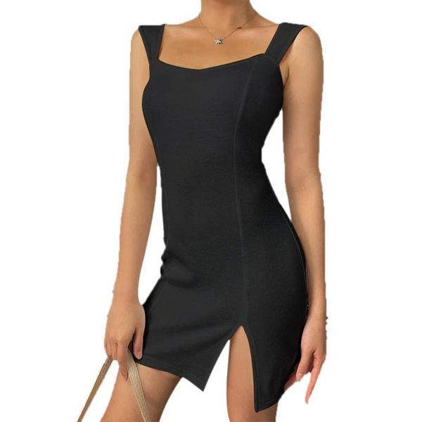 ladies solid color bodycon dresses women summer slimming casual dress back hollow sleeveless strap sundress streetwear, Black;gray
ladies solid color bodycon dresses women summer slimming casual dress back hollow sleeveless strap sundress streetwear, Black;gray