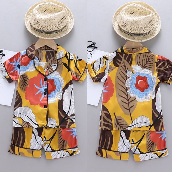 child baby kids boys girls small leaves print outfits set short sleeve blouse +shorts sleepwear pajamas, Blue;red
child baby kids boys girls small leaves print outfits set short sleeve blouse +shorts sleepwear pajamas, Blue;red